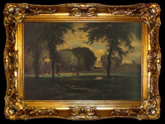 framed  George Inness The Pasture, ta009-2